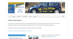 Desktop Screenshot of fahrschulen-weber.de